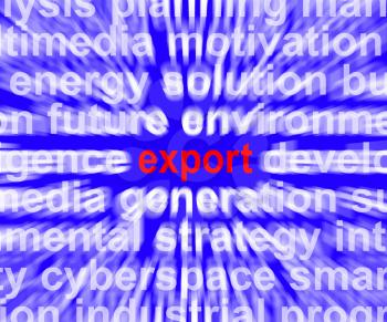 Export Word Meaning International Trade And Shipping