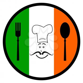 Restaurant Food Representing Ireland Eat And Cafeteria
