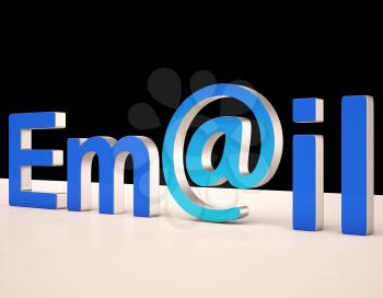 E-mail Letters Showing Online Correspondence on Web