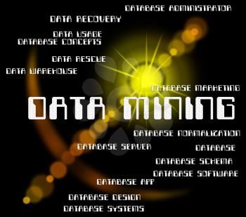 Data Mining Indicating Information Word And Mined