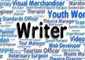 Writer Job Representing Recruitment Hiring And Career