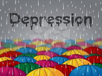 Depression Rain Meaning Lost Hope And Parasols