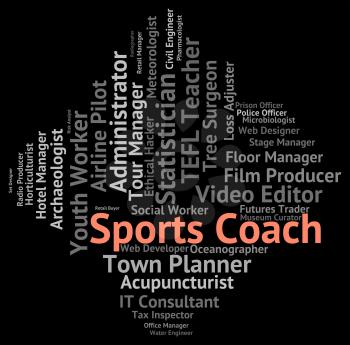 Sports Coach Meaning Physical Recreation And Occupation