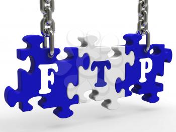 Ftp Sign Meaning File Transfer Protocol Transmission