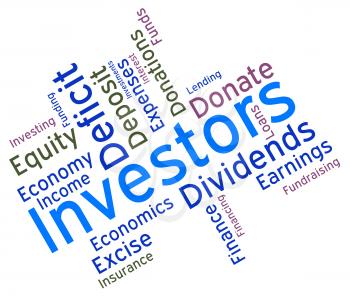 Investors Word Meaning Return On Investment And Opportunity Wordcloud 