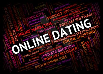 Online Dating Showing World Wide Web And Website