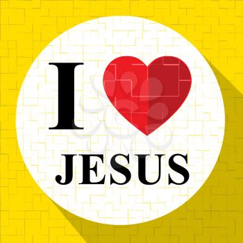 Love Jesus Indicating Amazing And Great Savior 