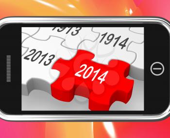 2014 On Smartphone Showing Forecasts And Predictions