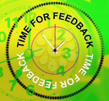 Time For Feedback Meaning Review Commenting And Evaluation