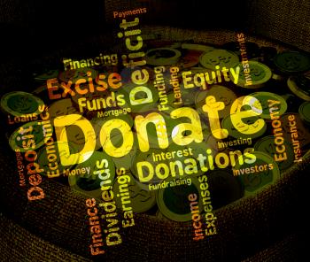 Donate Word Meaning Words Support And Donation 