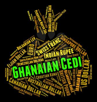 Ghanaian Cedi Meaning Foreign Currency And Coin