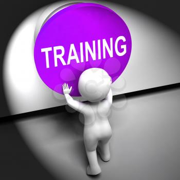 Training Pressed Meaning Education Induction Or Seminar