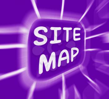 Site Map Diagram Displaying Layout Of Website Pages