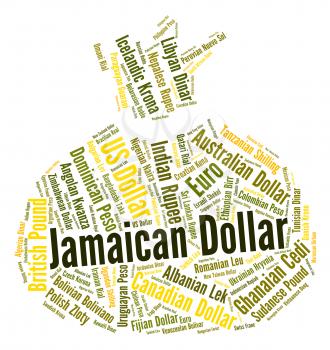 Jamaican Dollar Meaning Foreign Exchange And Wordcloud 