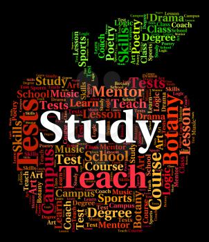 Study Word Meaning College Train And Educated