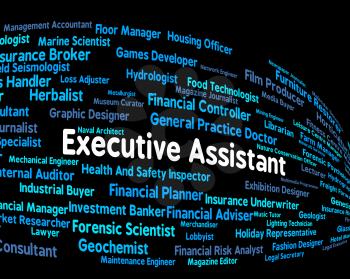 Executive Assistant Showing Director General And Jobs
