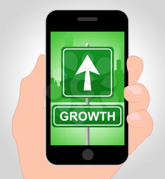 Growth Online Meaning Mobile Phone And Improve