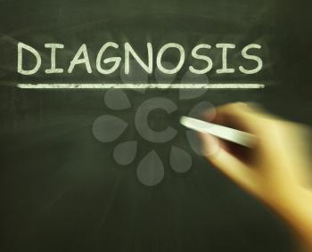 Diagnosis Chalk Meaning Identifying Illness Or Problem