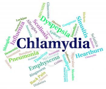 Chlamydia Word Meaning Sexually Transmitted Disease And Poor Health