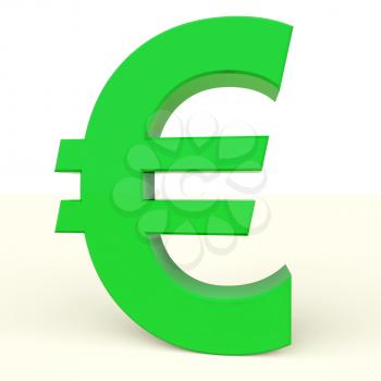 Euro Sign As Symbol For Money Or Investment In Europe