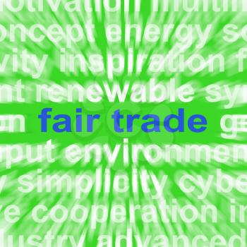 Fair Trade Words Meaning Fairtrade Products And Merchandise