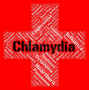 Chlamydia Word Meaning Sexually Transmitted Disease And Ill Health