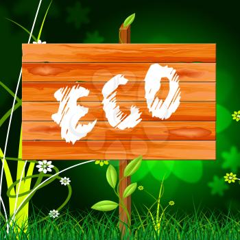 Eco Friendly Meaning Go Green And Ecosystem
