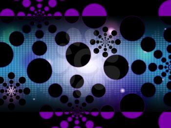 Dots Background Showing Spots Or Circular Shapes
