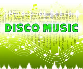 Disco Music Representing Acoustic Dance And Harmony