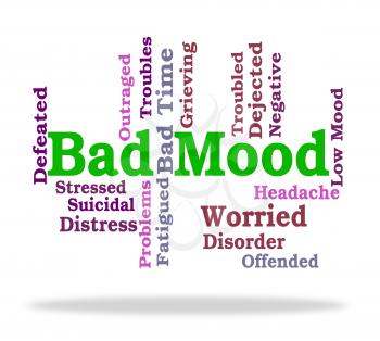 Bad Mood Meaning Word Words And Moody