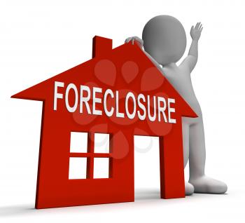 Foreclosure House Showing Repossession And Sale By Lender