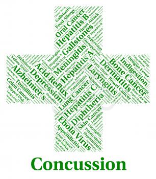 Concussion Illness Indicating Poor Health And Disability