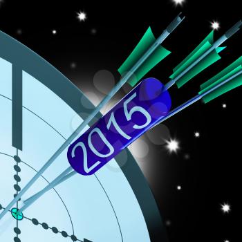 2015 Accurate Dart Target Showing Successful Future
