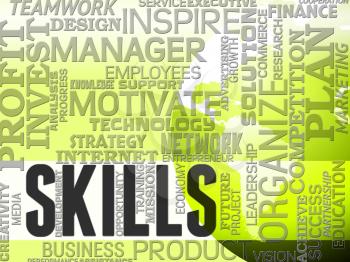 Skill Words Showing Competence Abilities And Aptitudes