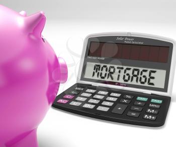 Mortgage Calculator Showing Purchase Of Home Loan