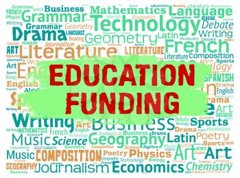 Education Funding Meaning Fundraising School And Money