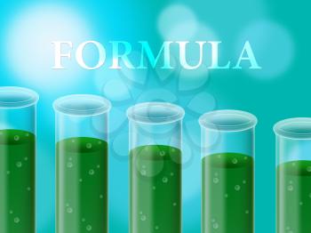 Formula Experiment Indicating Preparation Compound And Scientific