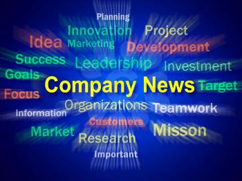 Company News Brainstorm Displaying Whats New In Business