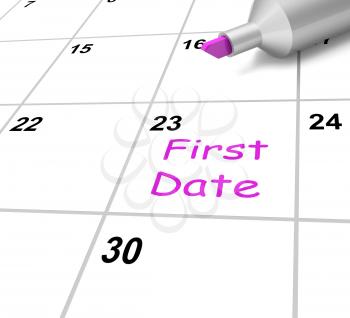 First Date Calendar Meaning Romance And Dating