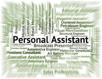 Personal Assistant Representing Privacy Employment And Word