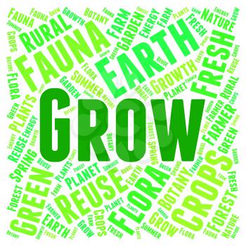 Grow Words Meaning Sow Cultivates And Growth