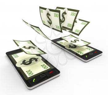 Transfer Dollars Online Meaning World Wide Web And Website