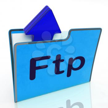 Ftp File Meaning Cloud Storage And Transmitting