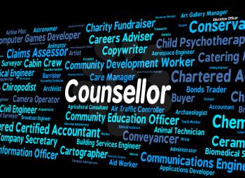 Counsellor Job Showing Specialist Expert And Text