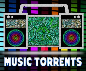 Music Torrents Showing File Sharing And Internet