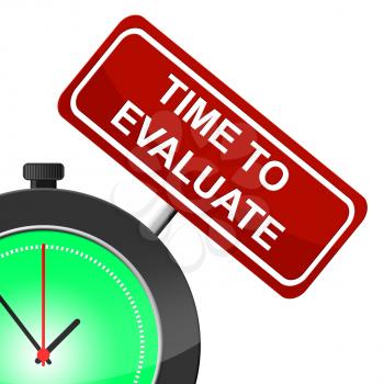 Time To Evaluate Meaning Evaluation Calculate And Evaluating