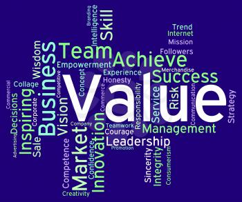Value Words Representing Quality Assurance And Certified 