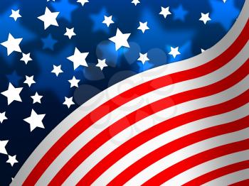American Flag Banner Meaning States America And Stars
