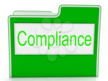 Files Compliance Indicating Agree To And Conform