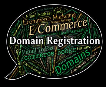 Domain Registration Representing Sign Up And Admission